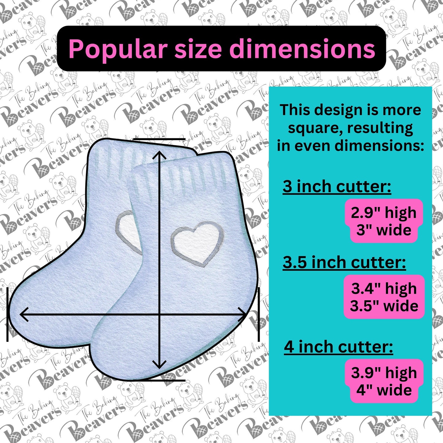 Baby Socks Cookie Cutter