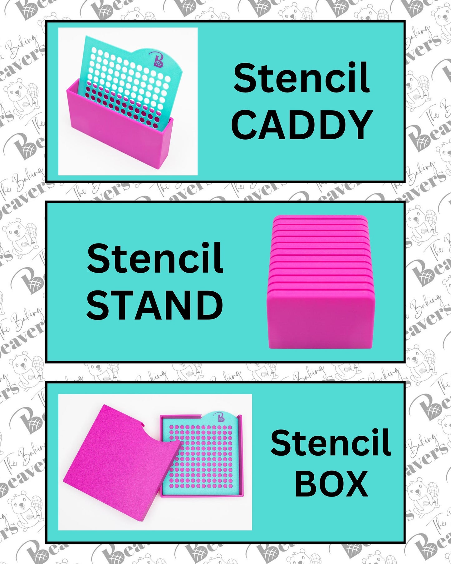 Sprinkle Stencils (basic shapes) Variety Pack - Buy All 8 Designs