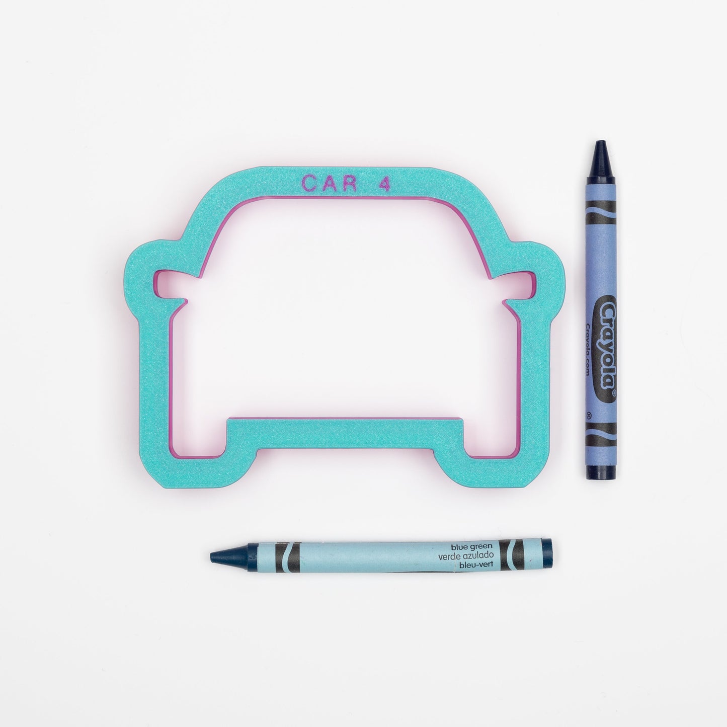 Front View of Car Cookie Cutter