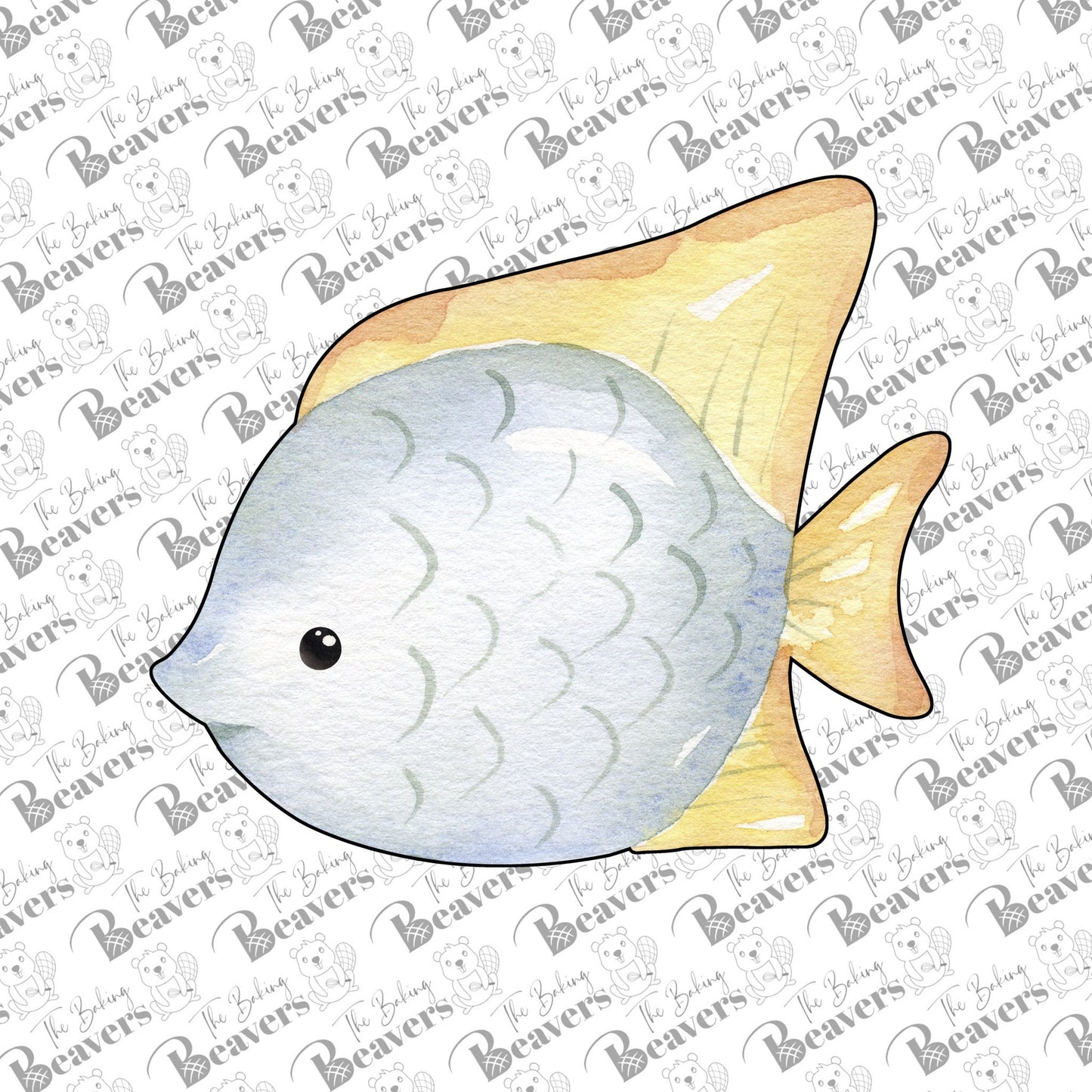 Angel Fish Cookie Cutter