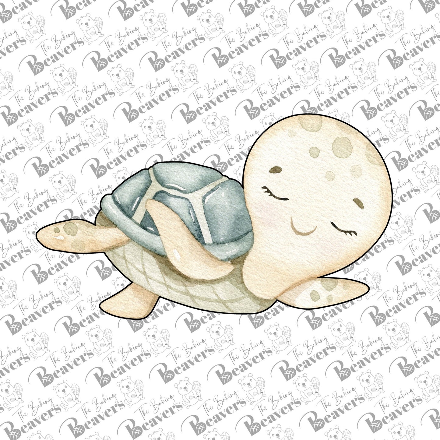 Sea Turtle (Side View) Cookie Cutter