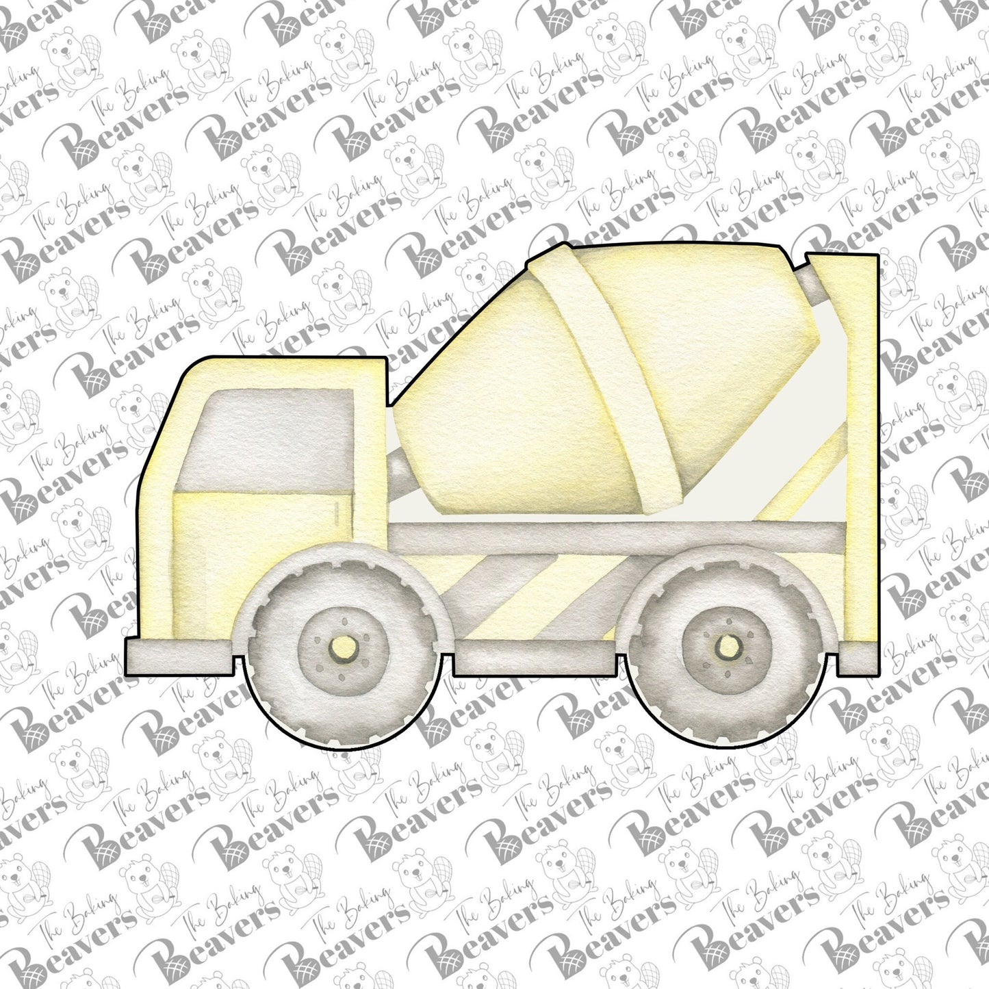 Concrete Mixer Truck Cookie Cutter