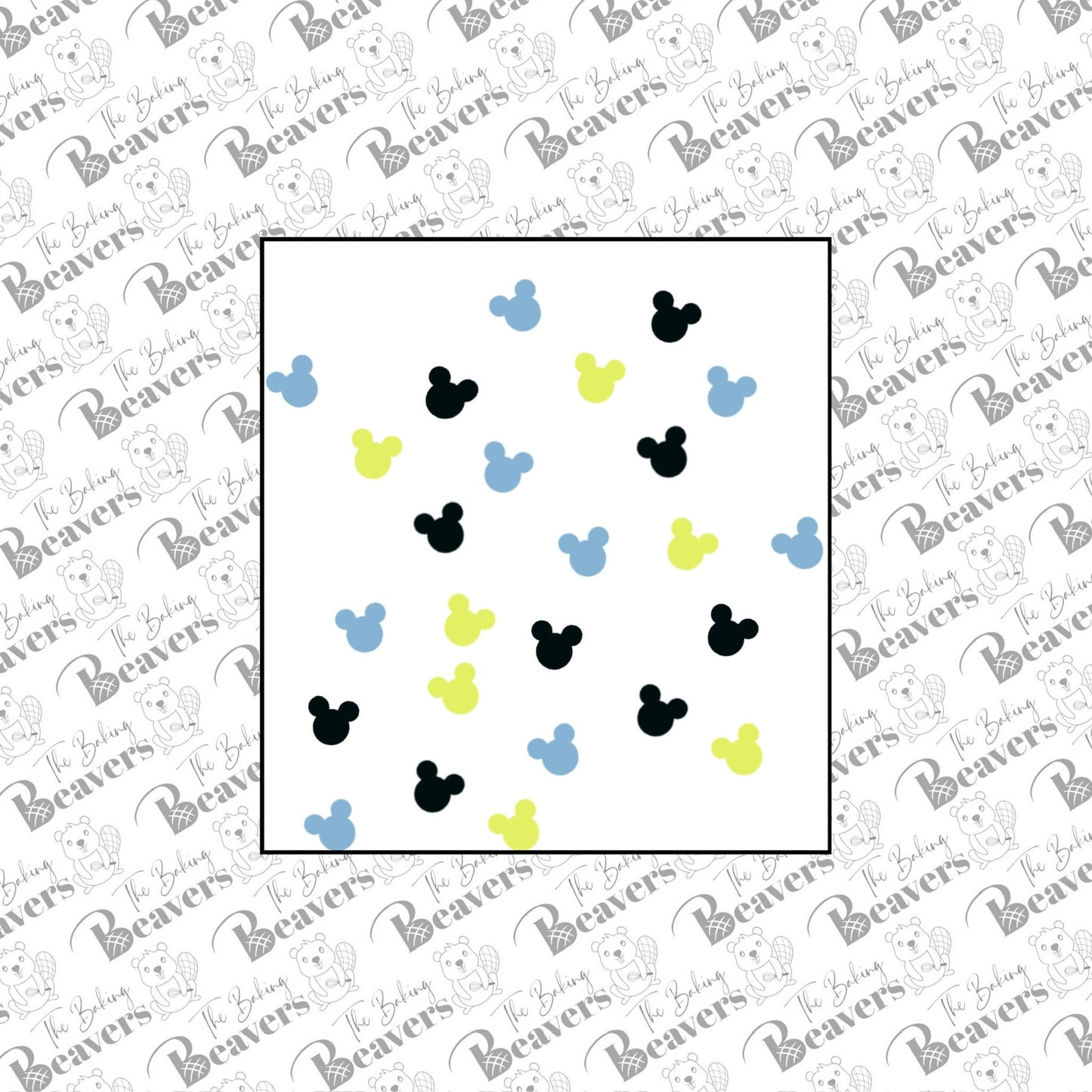 Mouse Head Sprinkle Stencils (Small, medium, and/or large)