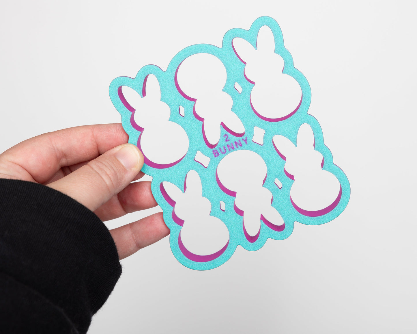 Easter Bunny Multi Cookie Cutter (Cuts 6 or 12 bunnies at Once)