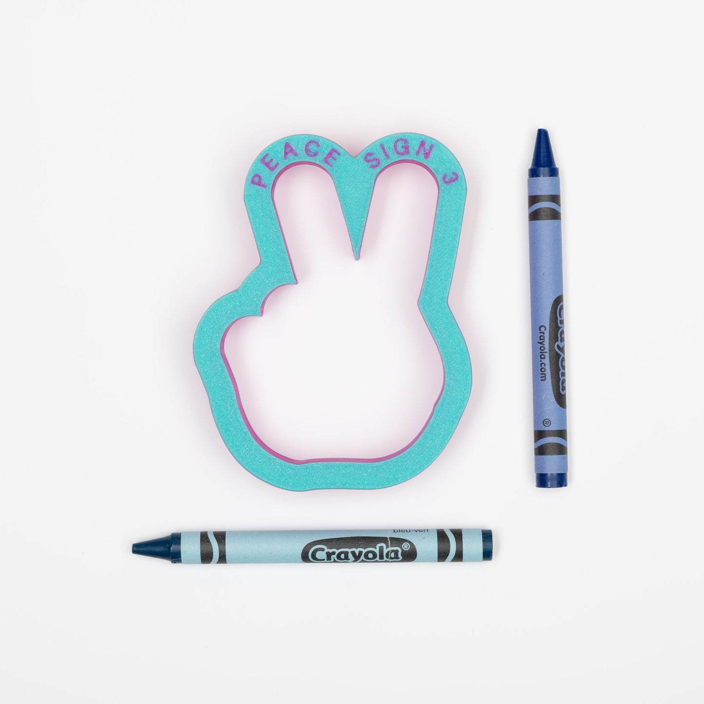 Peace Hand Gesture Cookie Cutter
