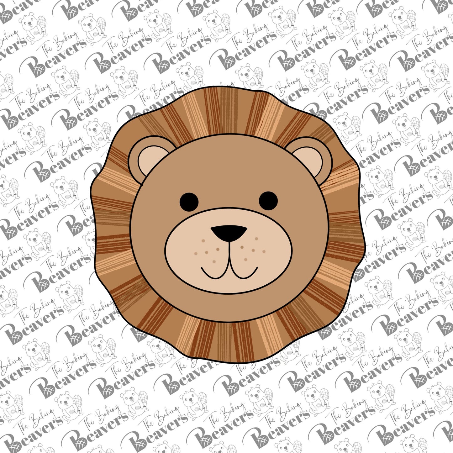 Lion Face Cookie Cutter