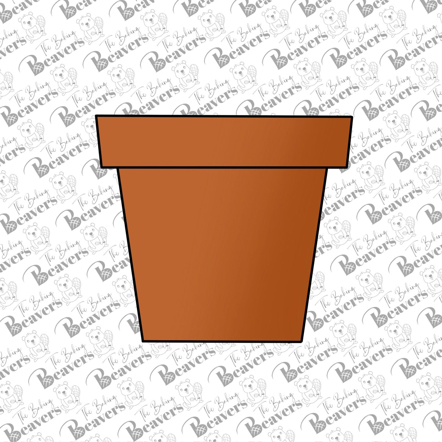 Flower Pot Cookie Cutter