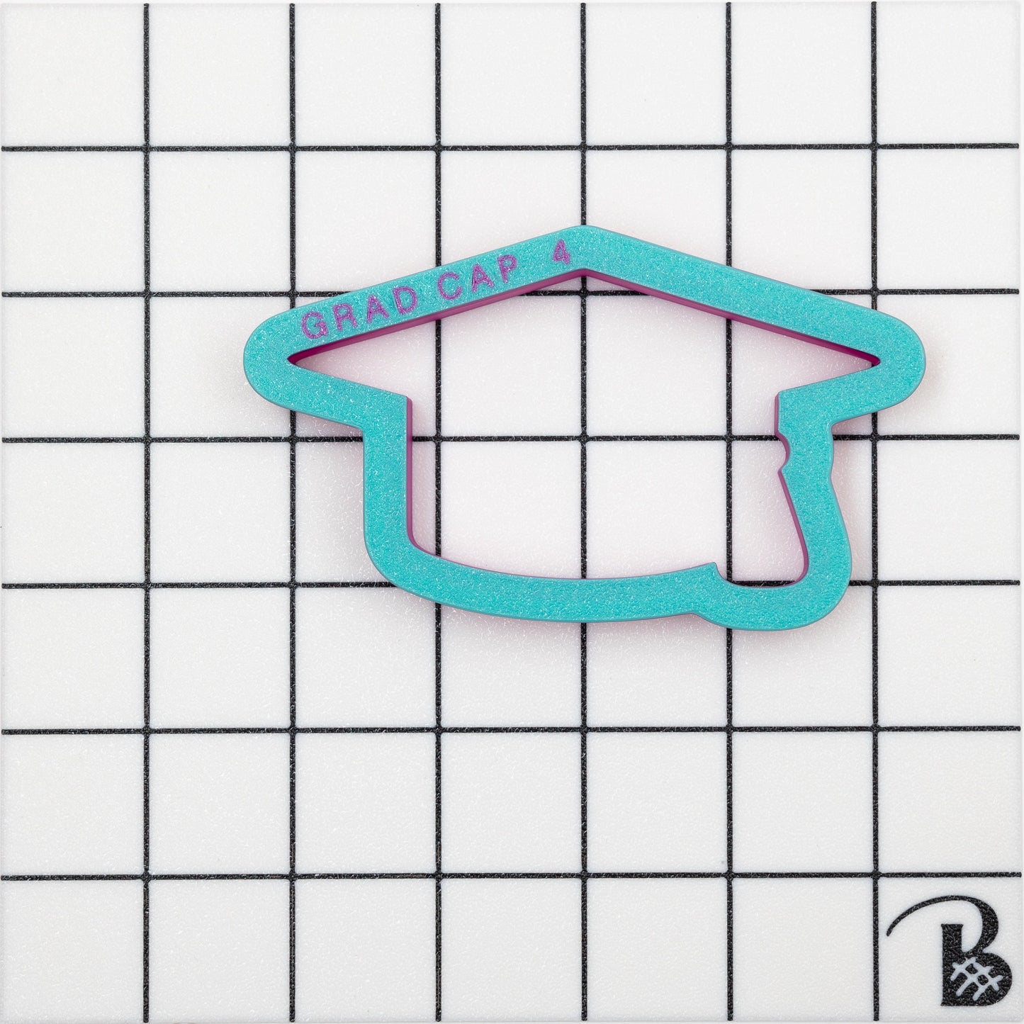 Graduation Cap & Gown Cookie Cutter Set #2 (arms connected)