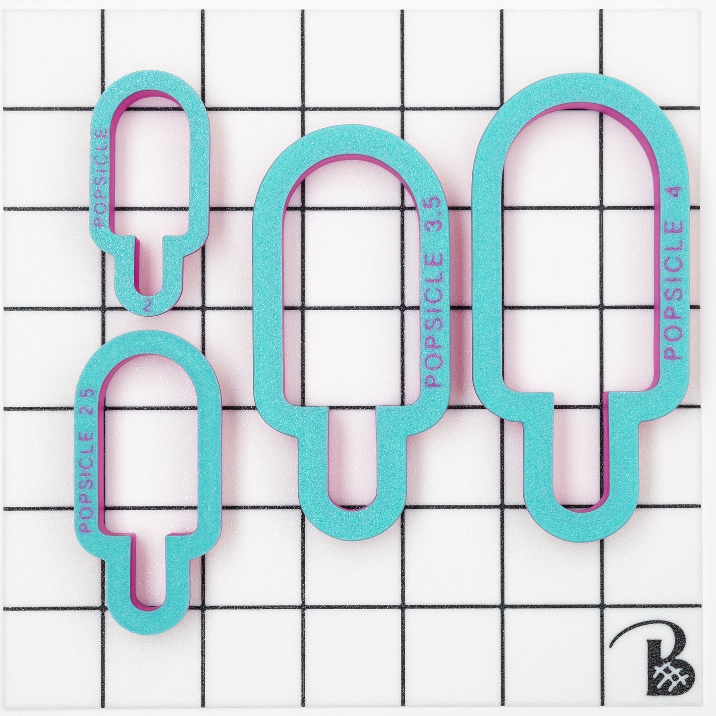 Popsicle Cookie Cutter (recommend sizing up)