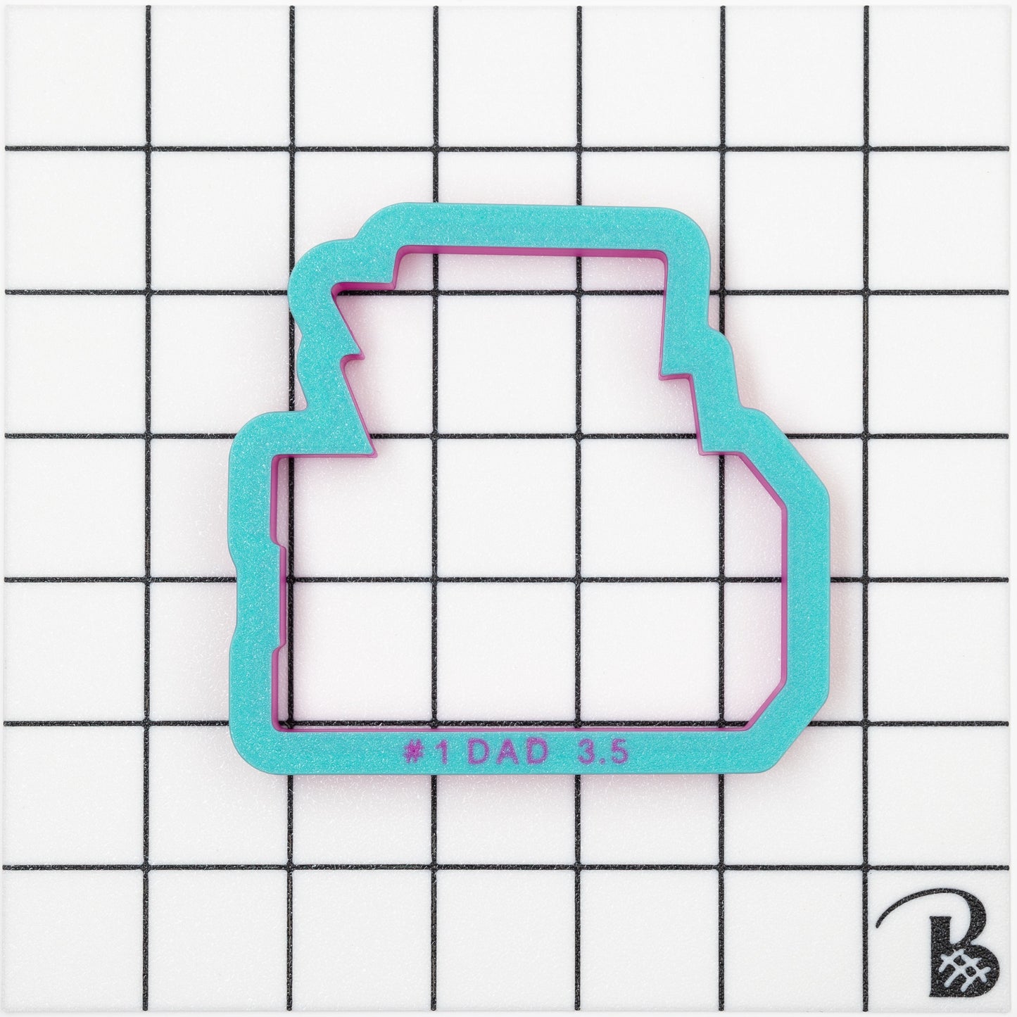 #1 Dad Plaque Cookie Cutter