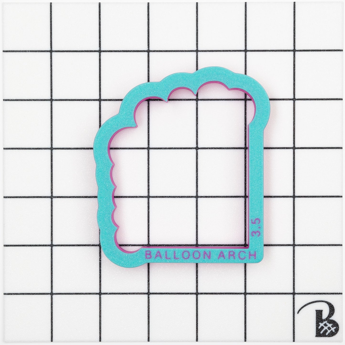 Balloon Arch Plaque Cookie Cutter