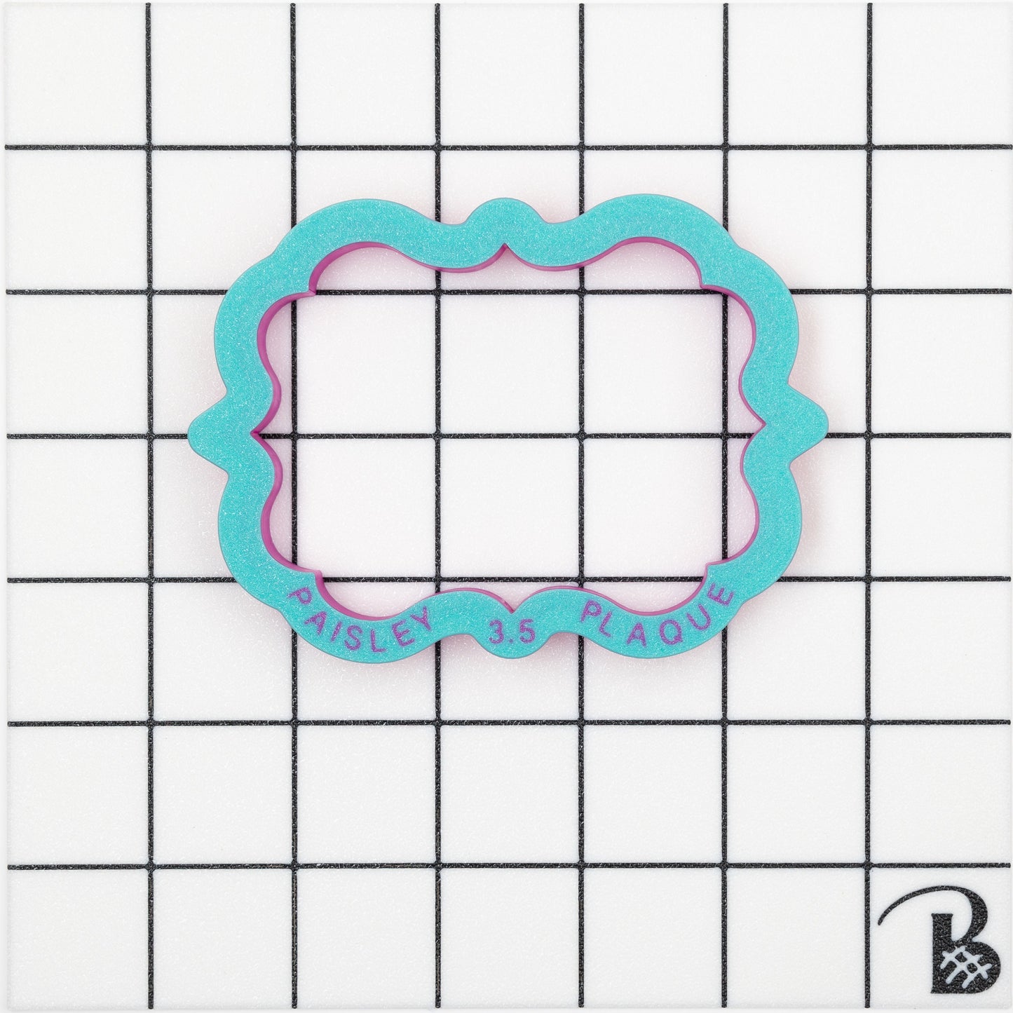 Paisley Plaque Cookie Cutter