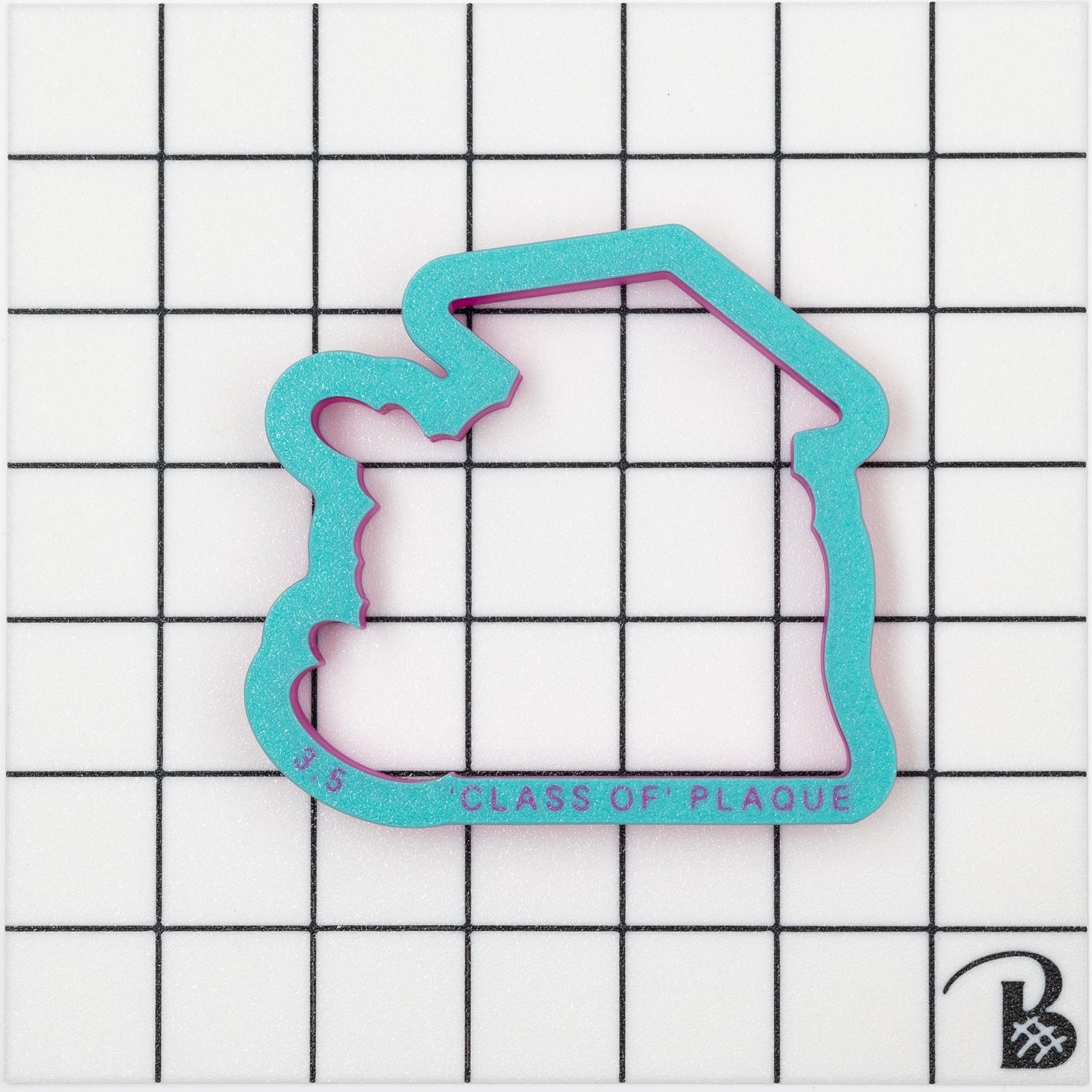 Class of 2026 w/ grad cap Plaque Cookie Cutter