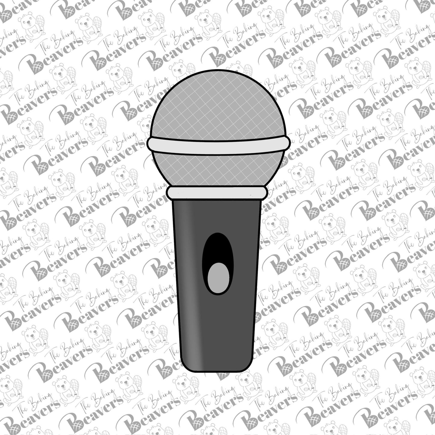Microphone Cookie Cutter