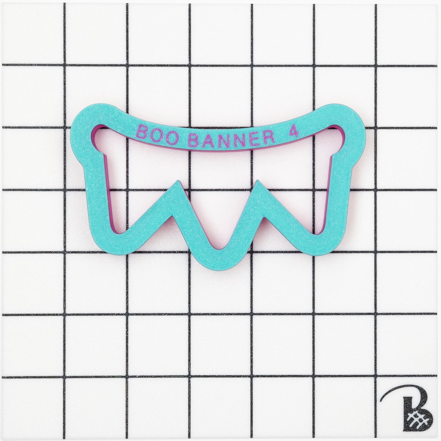 Boo Flag Banner Cookie Cutter (recommend sizing up)