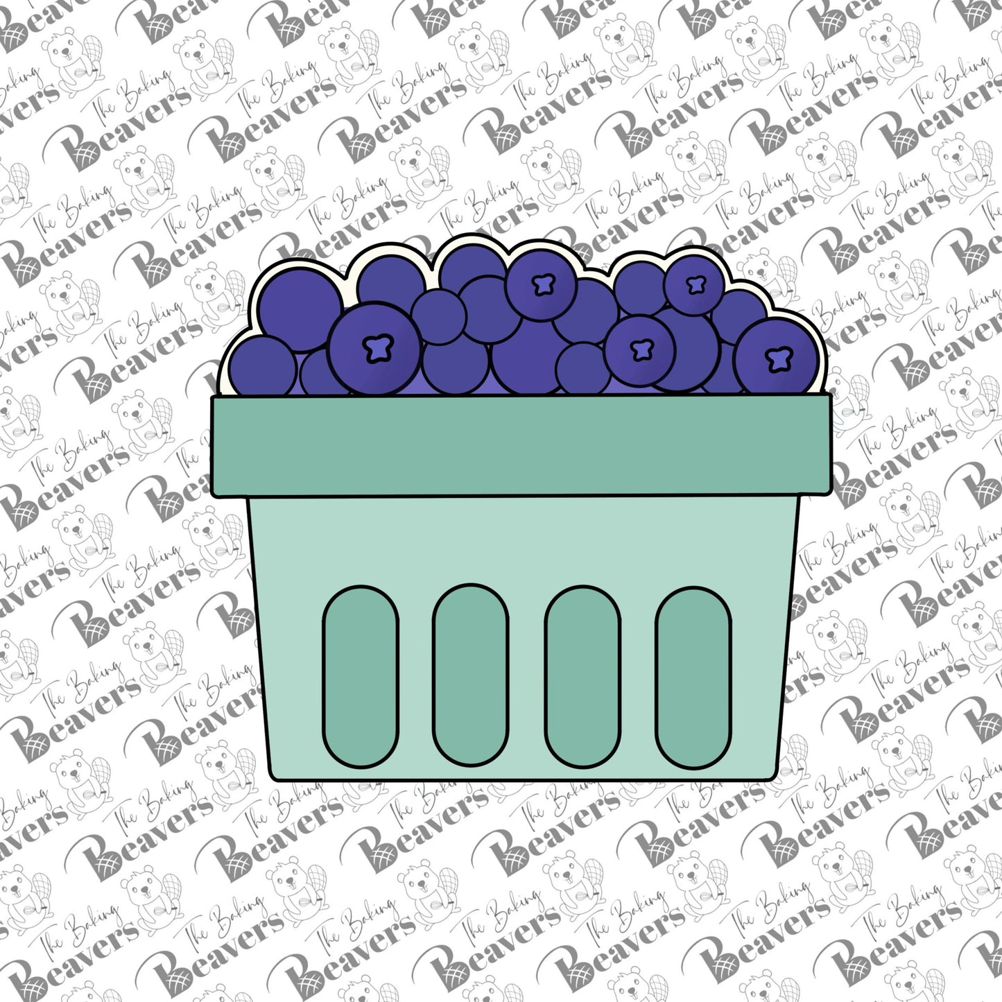 Blueberry Carton Cookie Cutter