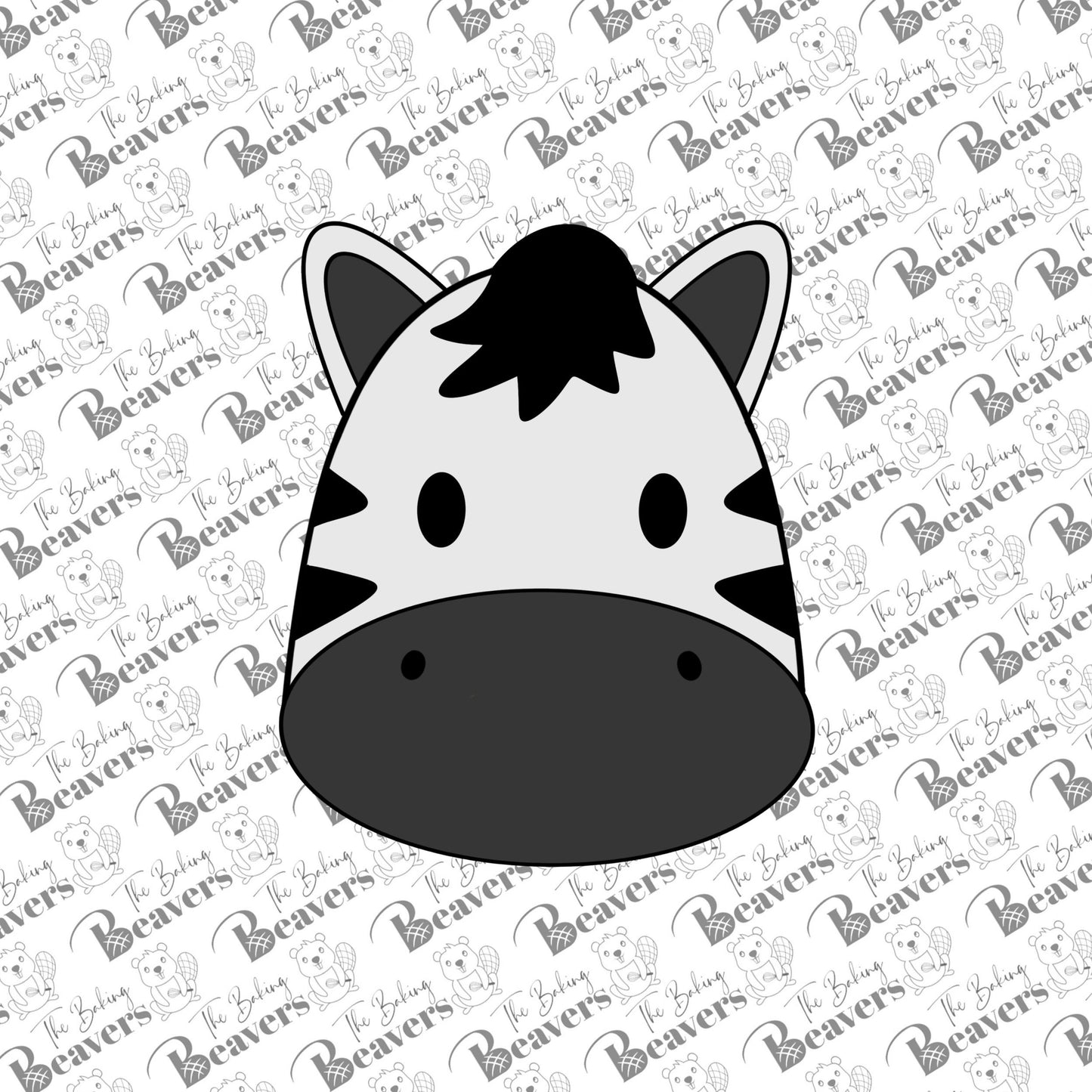 Zebra Face Cookie Cutter