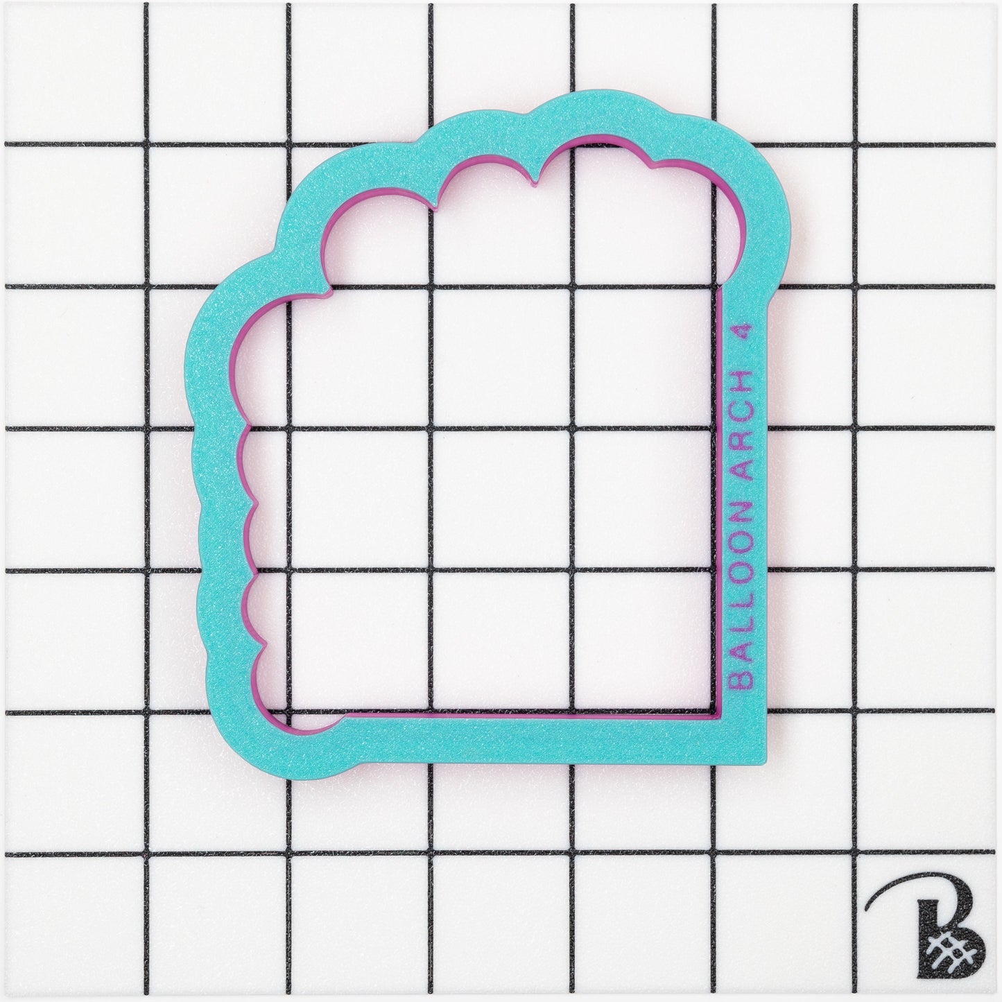 Balloon Arch Plaque Cookie Cutter