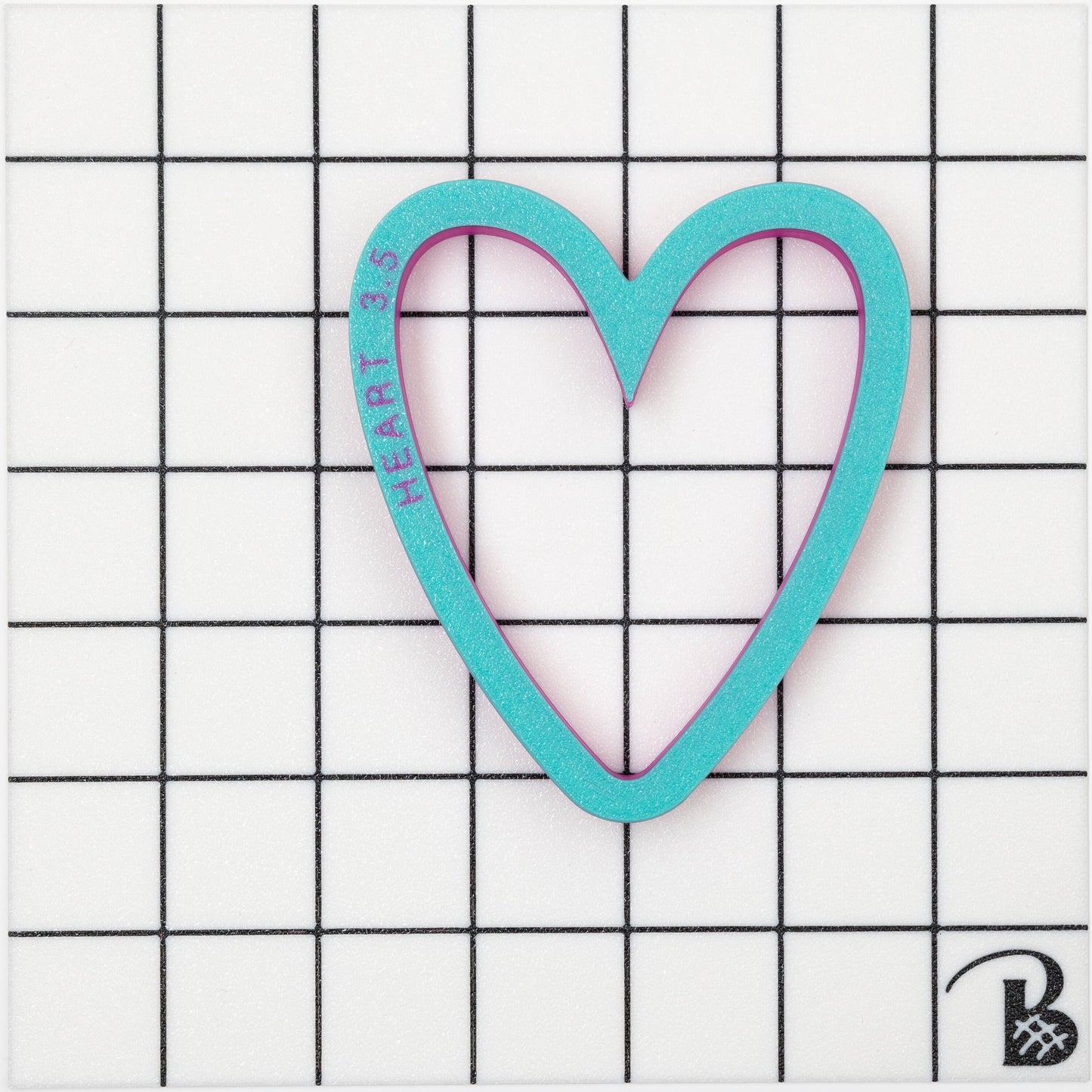 Skinny Heart (version 2) Cookie Cutter