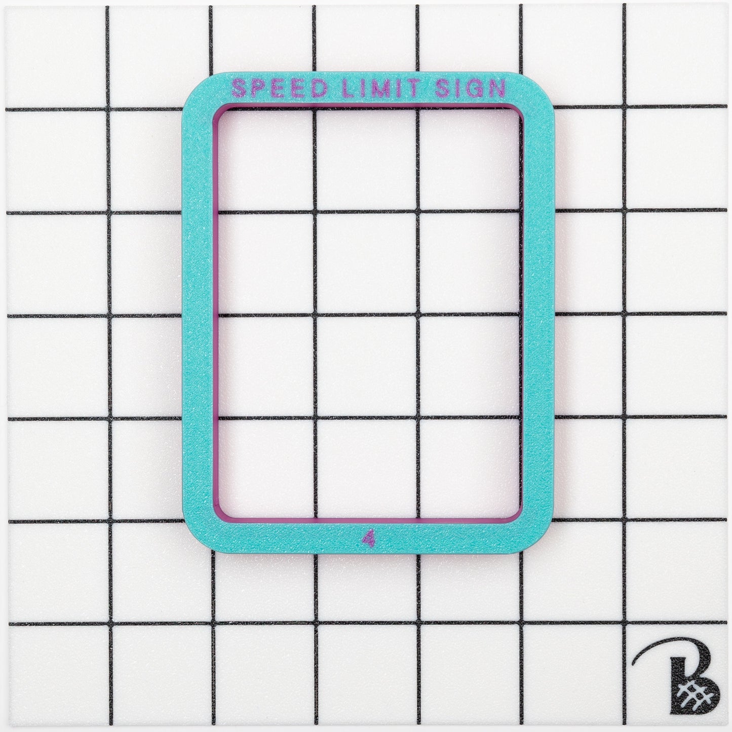 Road Signs - Set of 4 - Cookie Cutters (sizing note in pics)