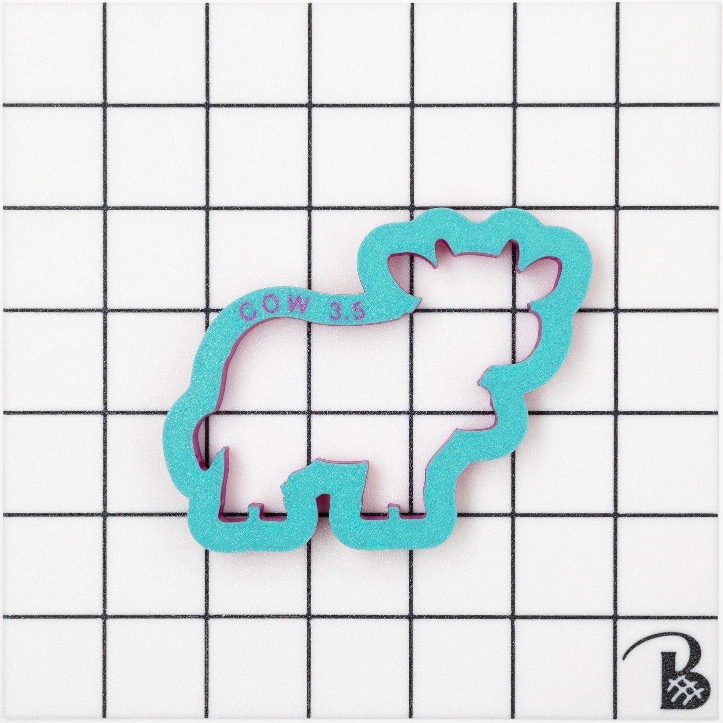 Cow Cookie Cutter (recommend sizing up)