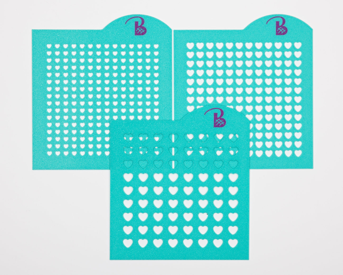 Rounded Heart Sprinkle Stencils (Sm, Md, or Lg)