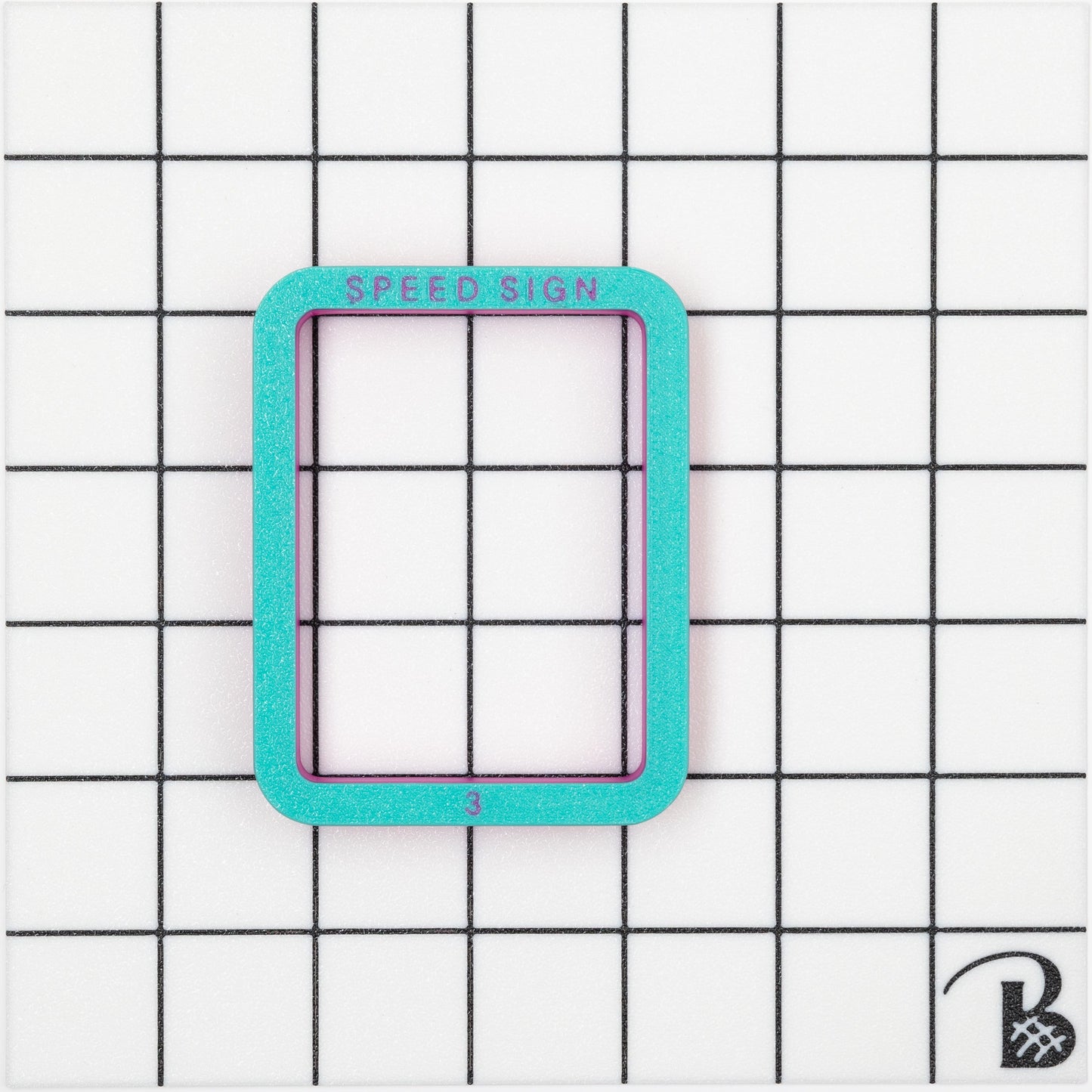 Speed Limit Sign | Rounded Rectangle Cookie Cutter