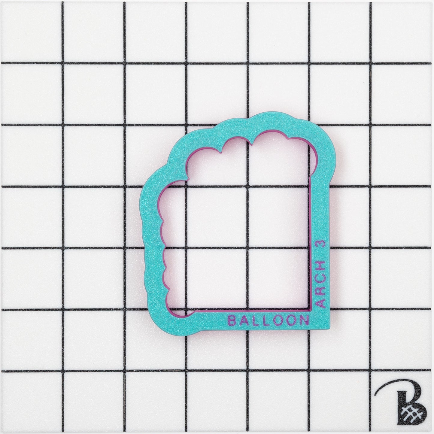 Balloon Arch Plaque Cookie Cutter