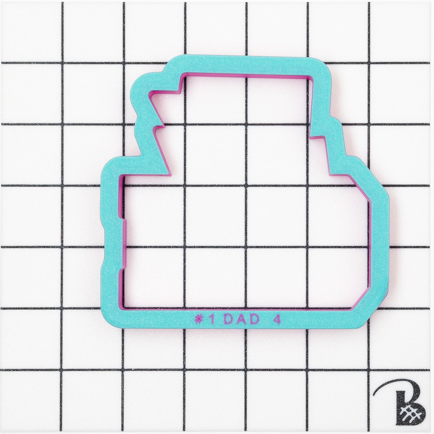 #1 Dad Plaque Cookie Cutter