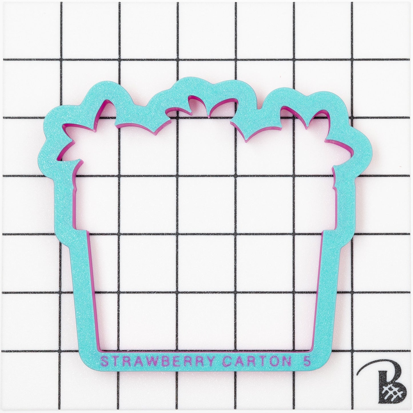 Strawberry Carton Cookie Cutter