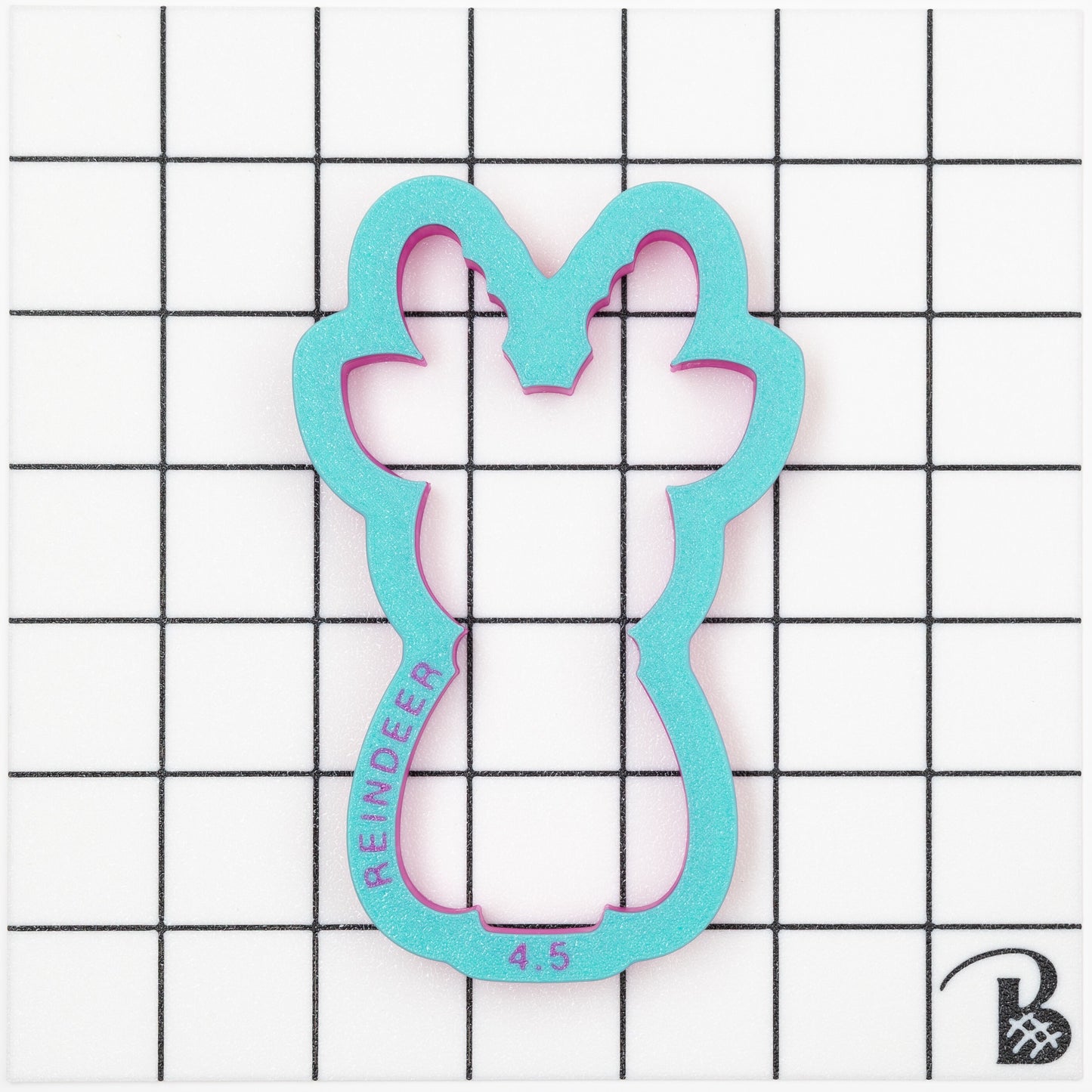 Reindeer (sitting- front view) Cookie Cutter