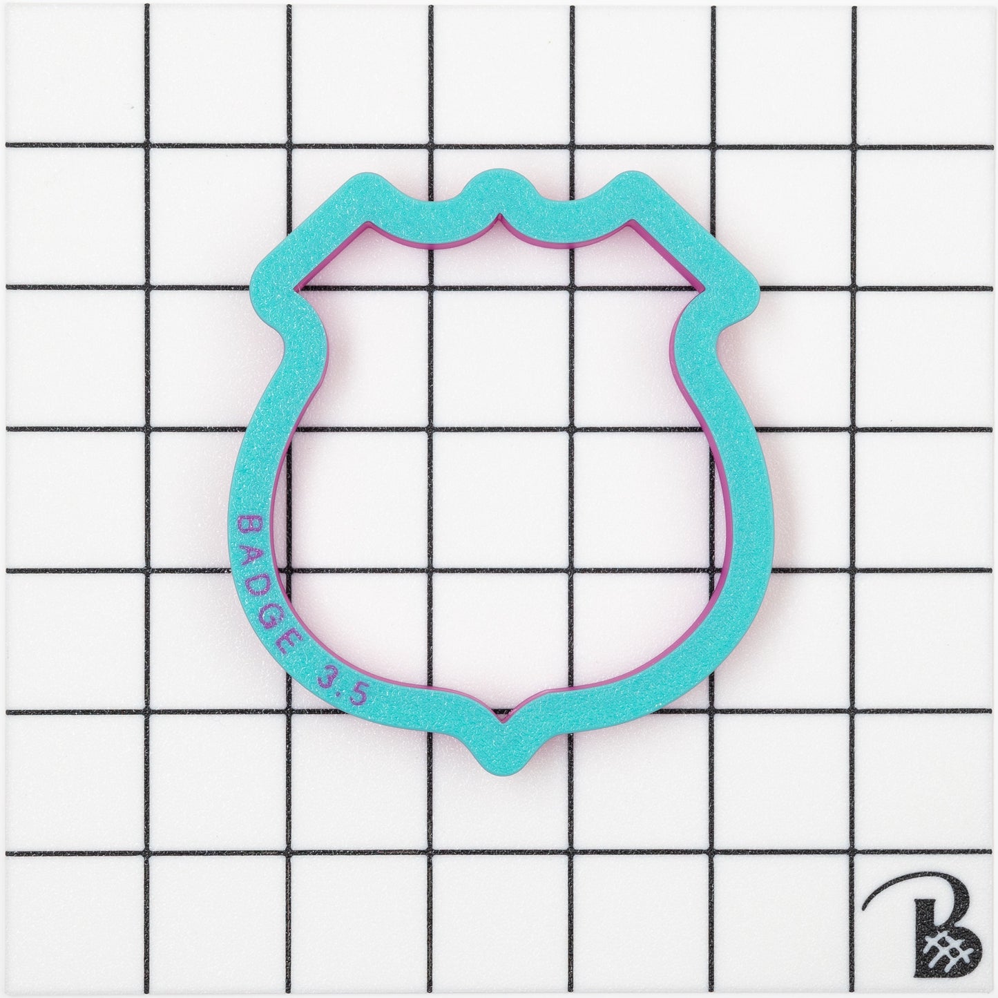 Badge Cookie Cutter | Police Badge cookie cutter