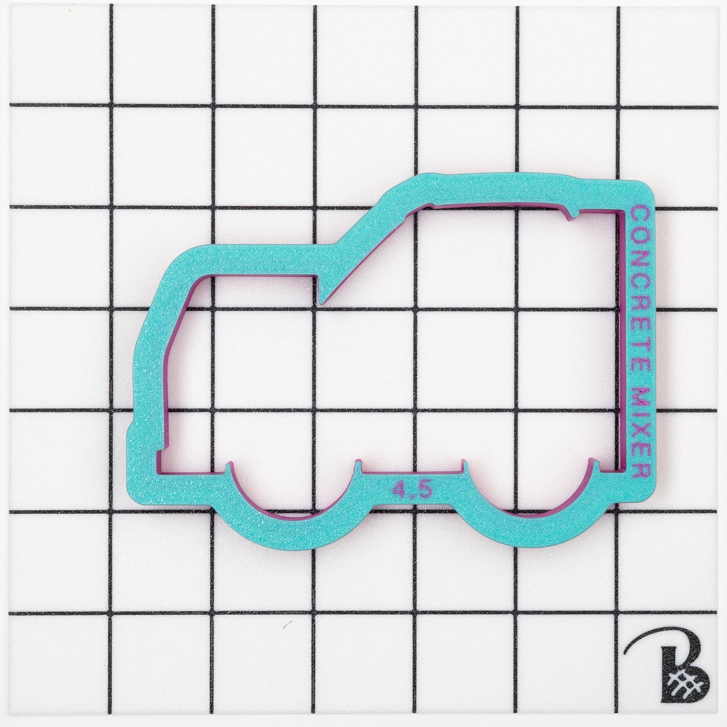 Concrete Mixer Truck Cookie Cutter