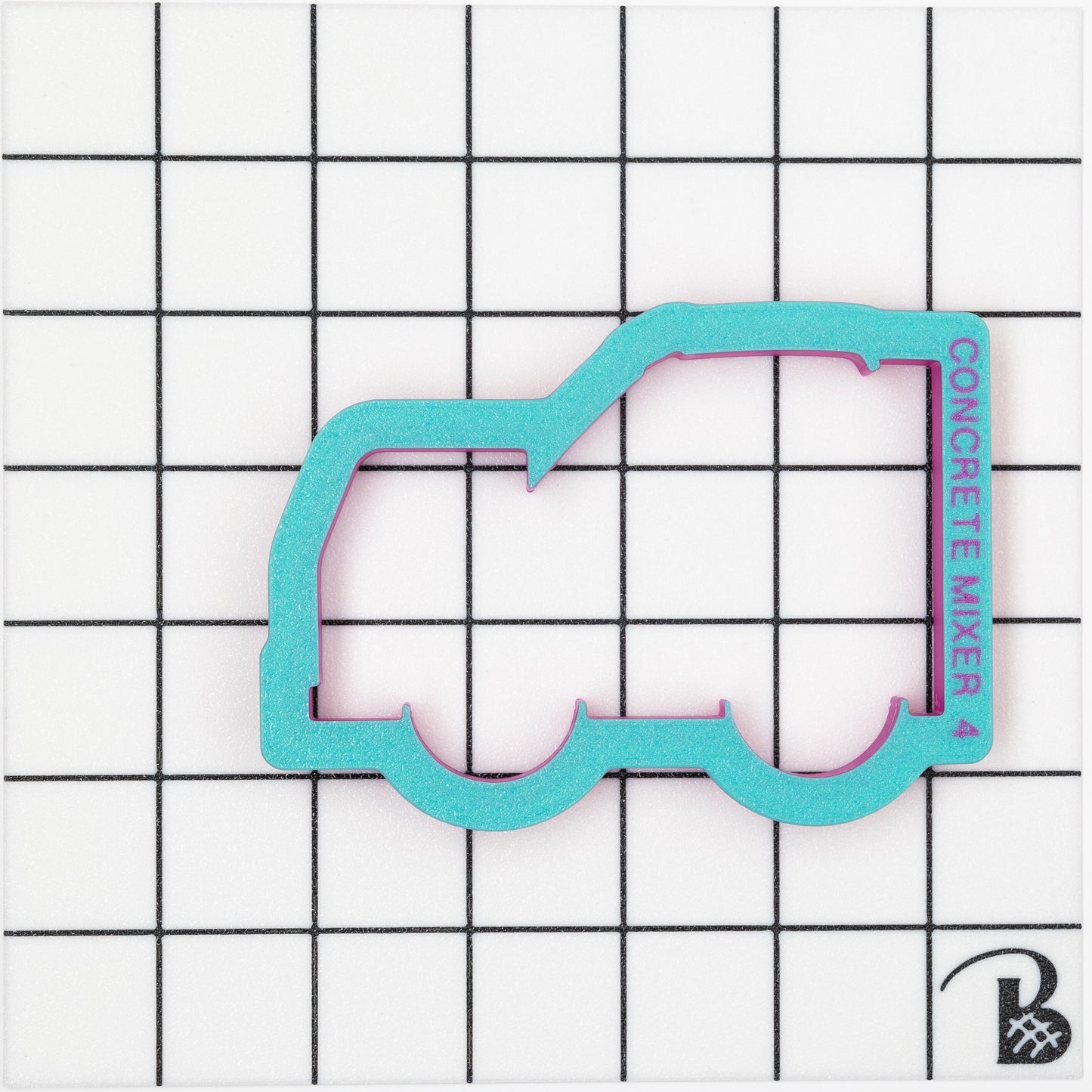 Concrete Mixer Truck Cookie Cutter