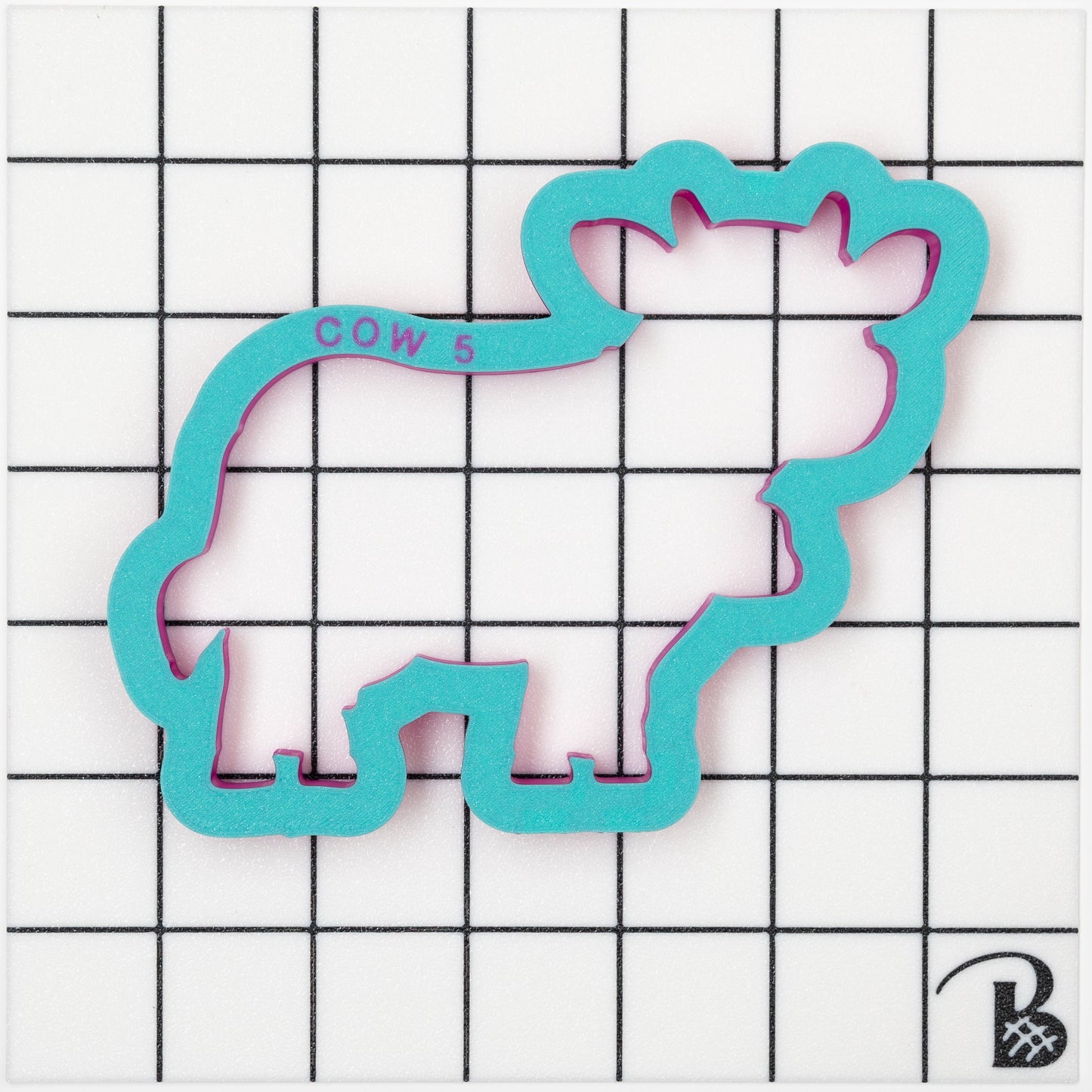 Cow Cookie Cutter (recommend sizing up)