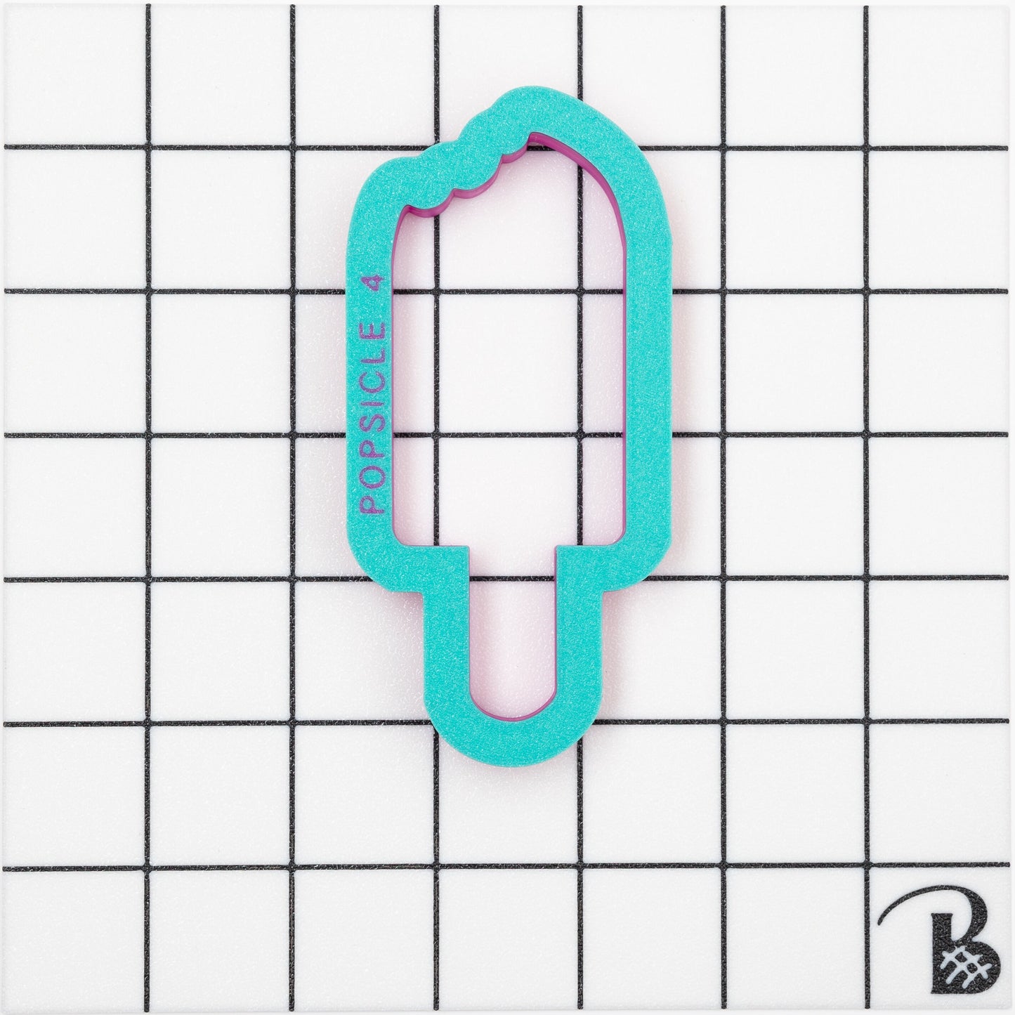 Popsicle Missing a Bite Cookie Cutter (recommend sizing up)