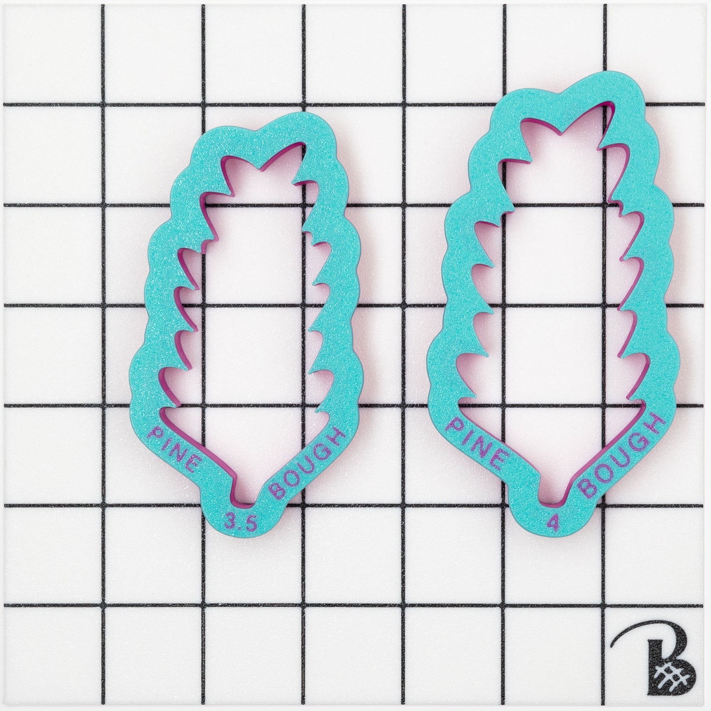 Thin Pine Bough Cookie Cutter (recommend sizing up)