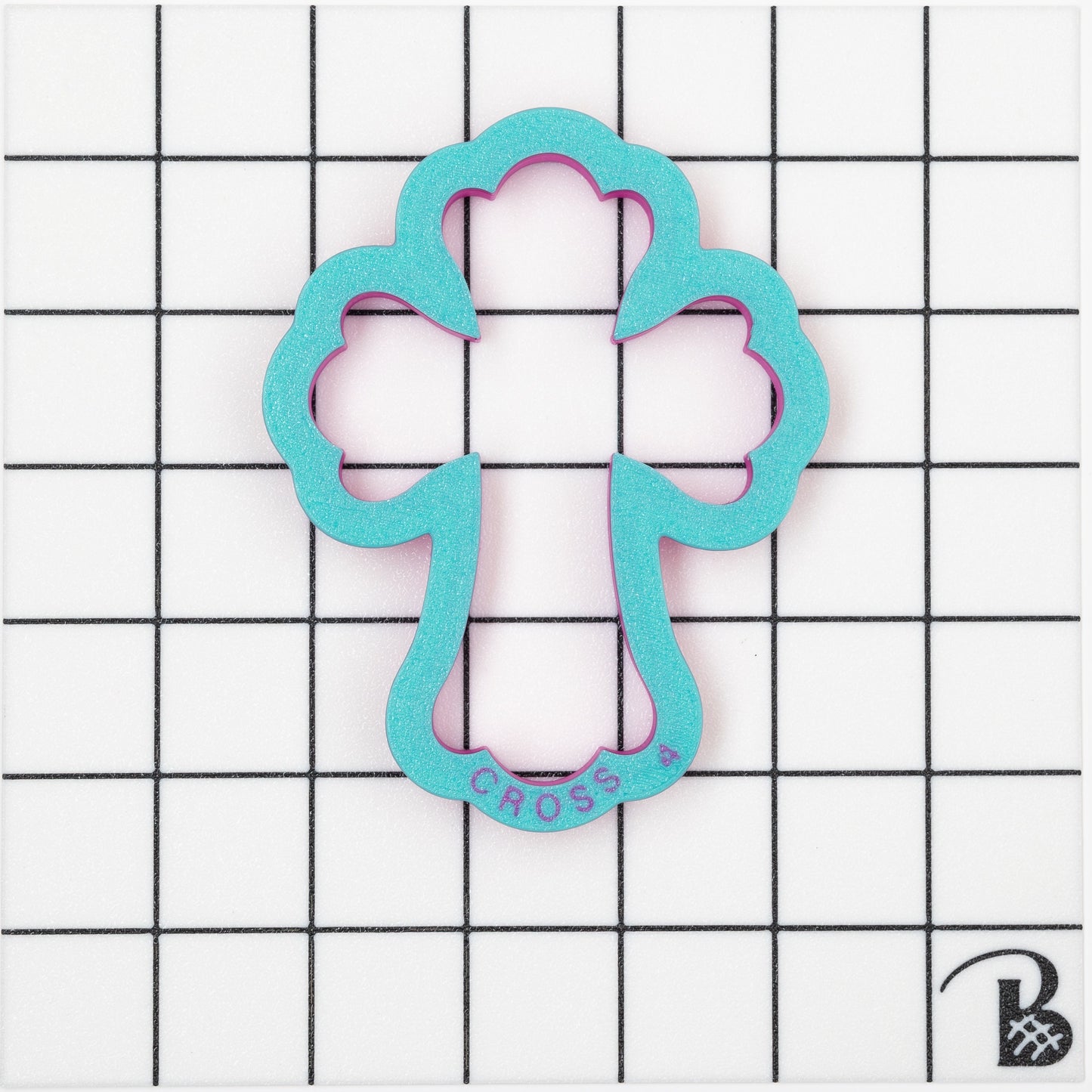 Fancy Cross Cookie Cutter (recommend sizing up)
