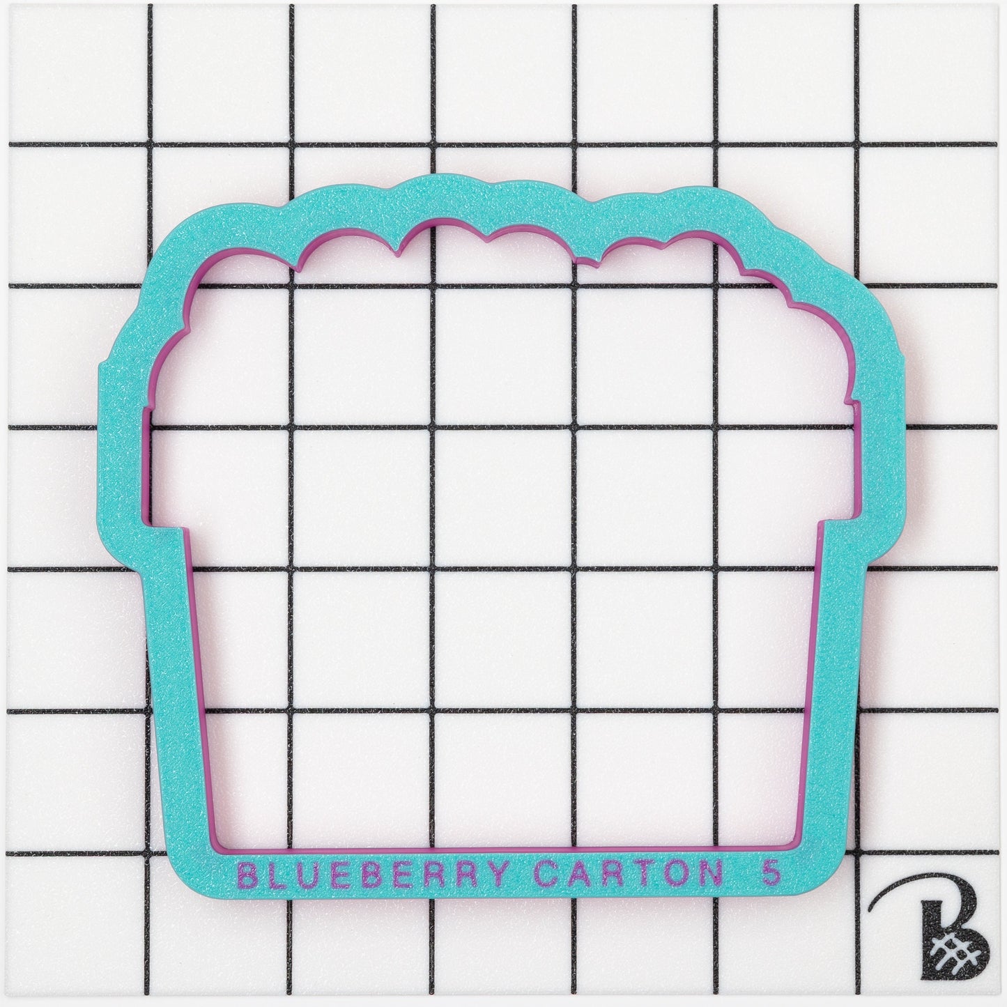 Blueberry Carton Cookie Cutter