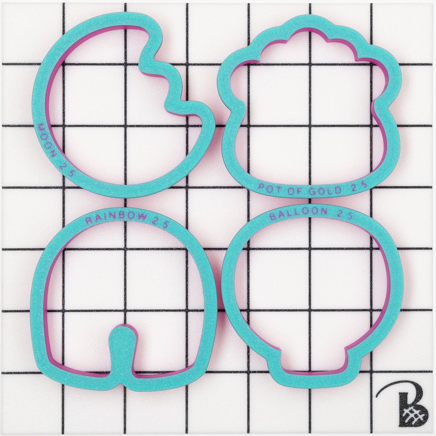 Marshmallow Shapes Set of 8 Cookie Cutters