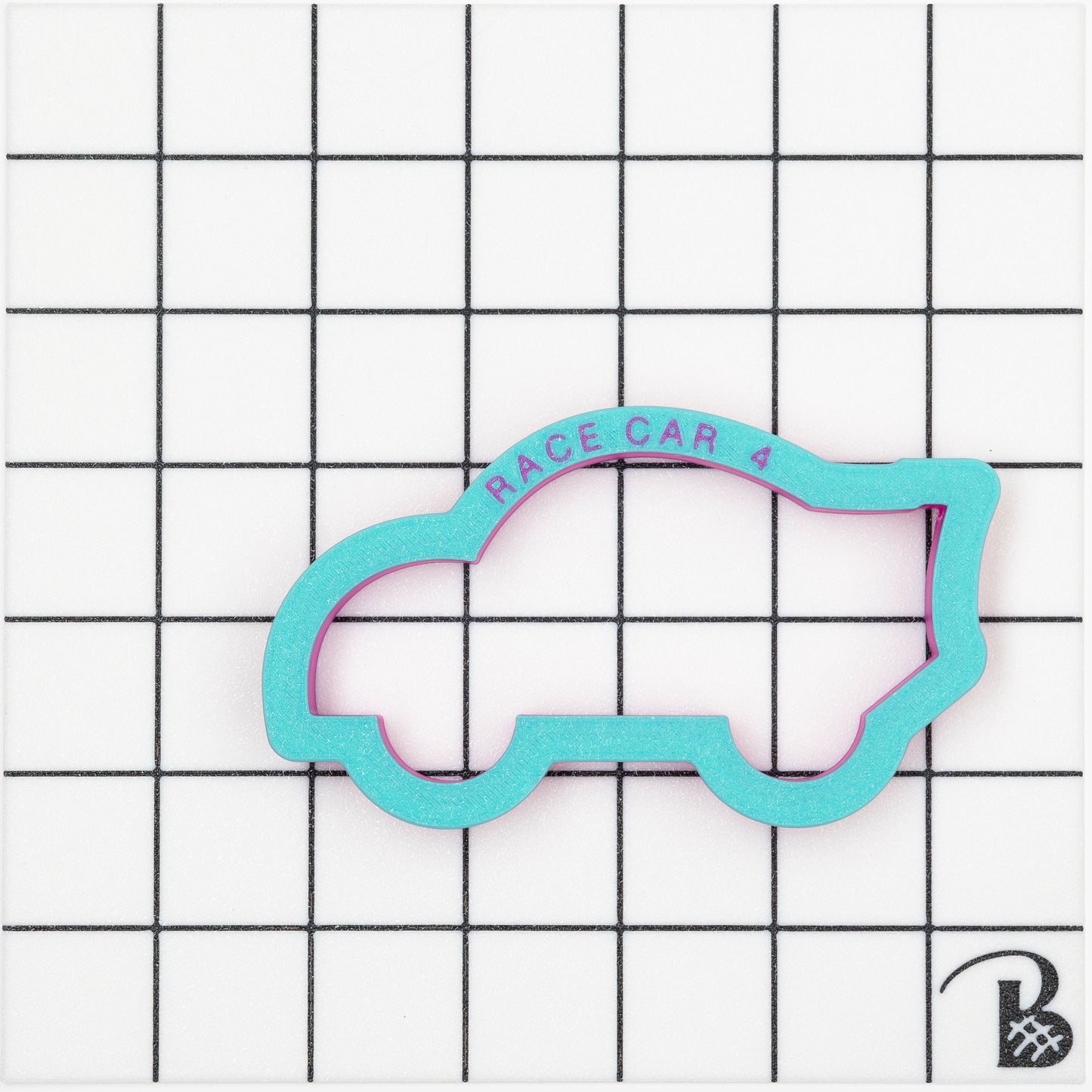 Race Car Cookie Cutter (recommend sizing up)
