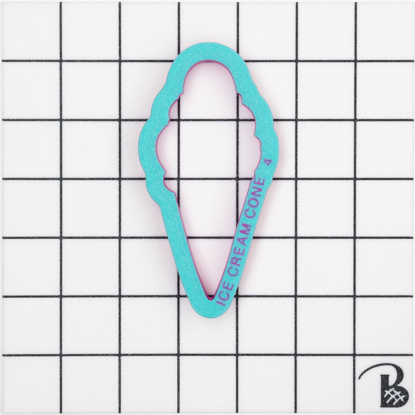 Ice Cream Cone Cookie Cutter (recommend sizing up)