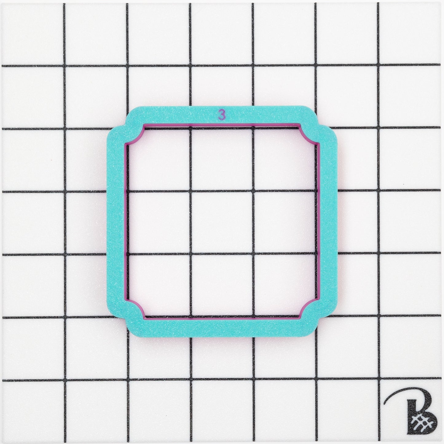 Tapered Corner Square Plaque Cookie Cutter