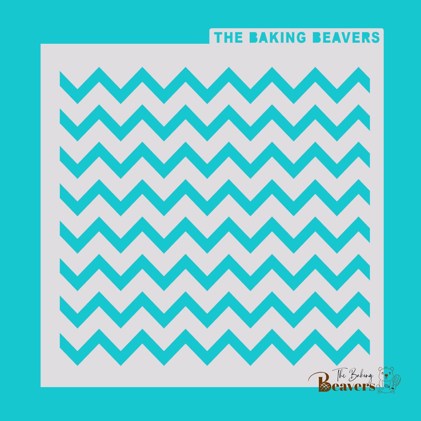 Chevron Pattern Stencil (3 size options)
