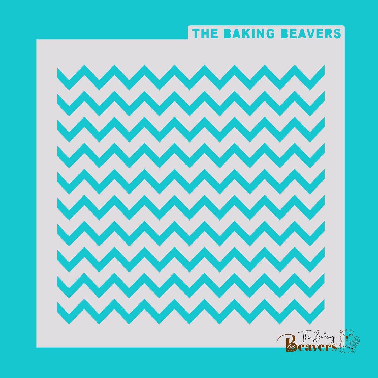 Chevron Pattern Stencil (3 size options)