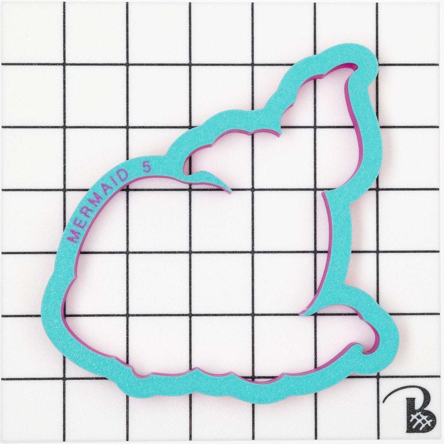 Mermaid (Laying) Cookie Cutter (recommend sizing down)