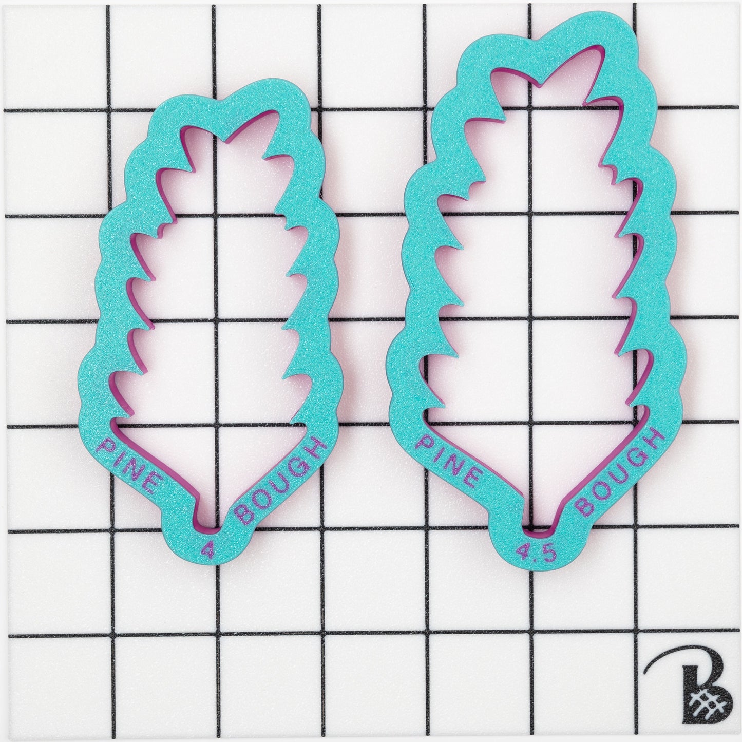 Thin Pine Bough Cookie Cutter (recommend sizing up)