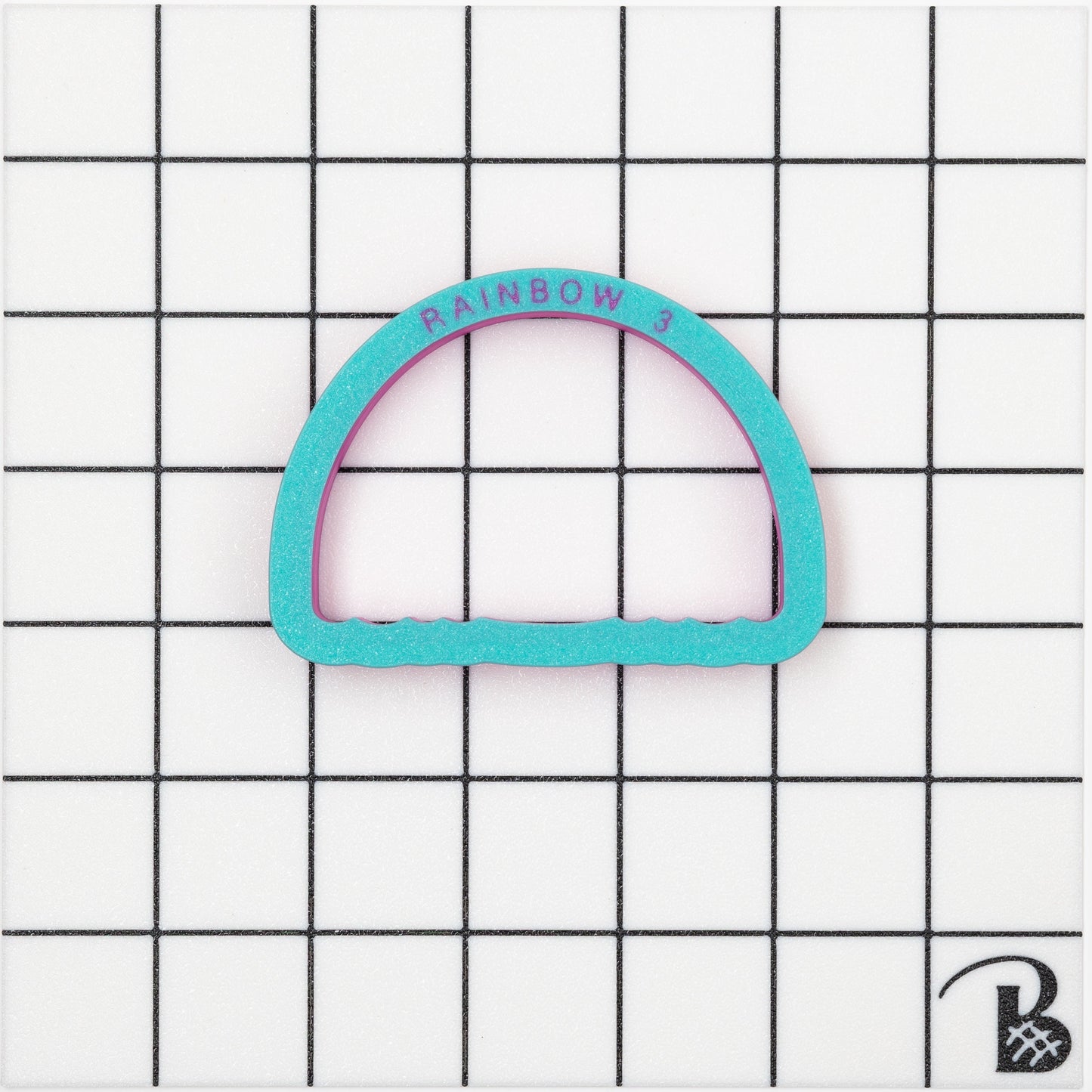 Rainbow Arch with Hearts Cookie Cutter