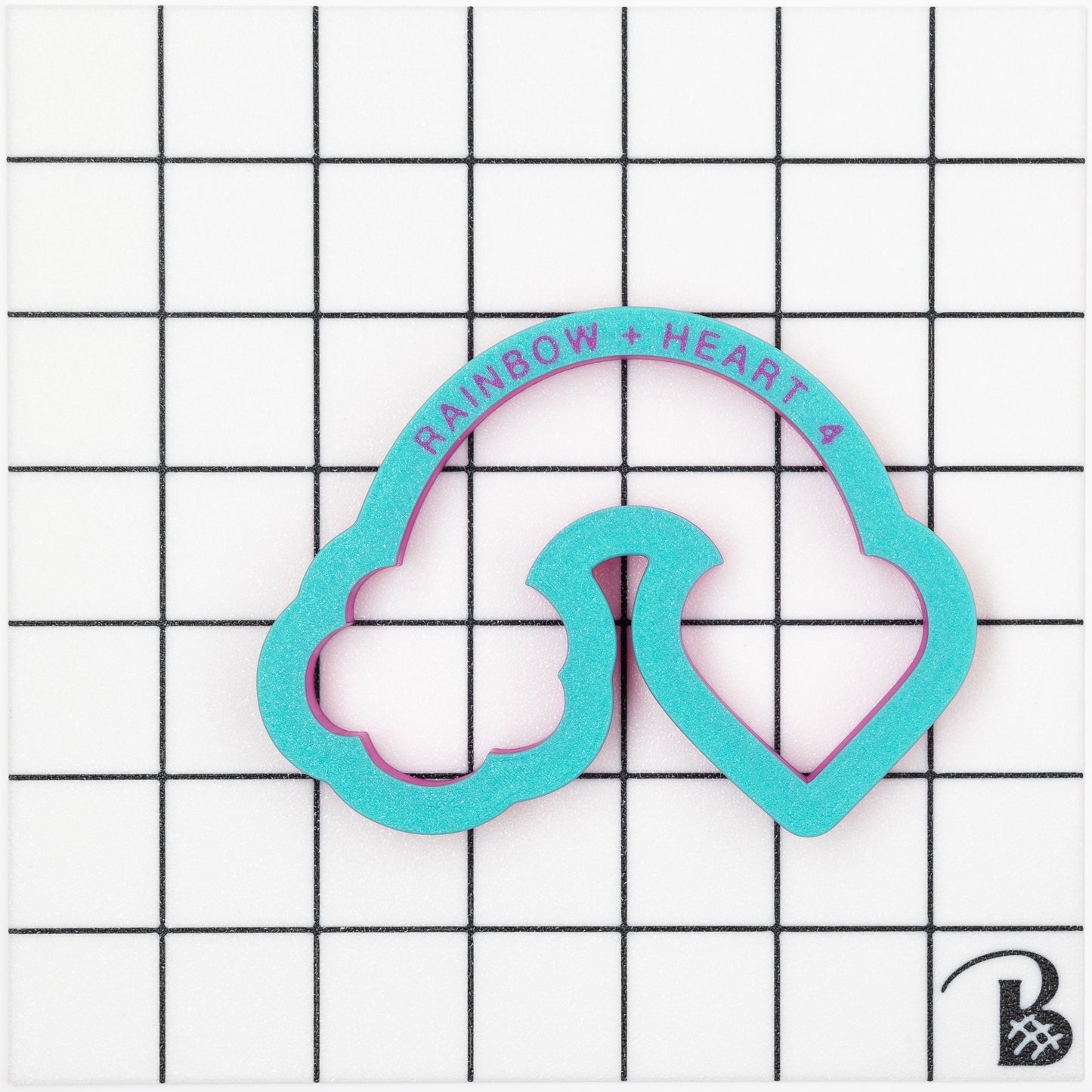 Rainbow with Heart Cookie Cutter