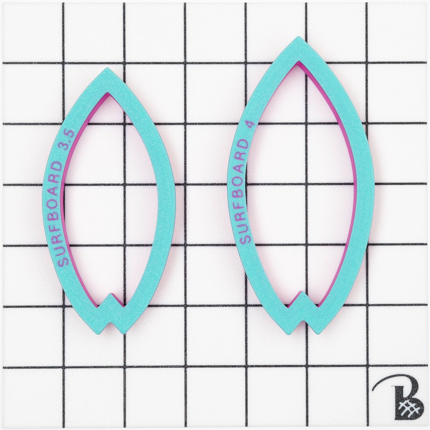 Surfboard Cookie Cutter (recommend sizing up)